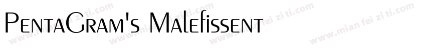 PentaGram's Malefissent转换器字体转换